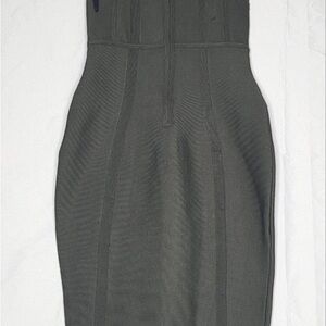 Fashion Nova Charcoal Pencil Skirt